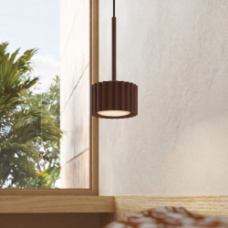 Suspension AURA 1 Brun GX53 | Sollux