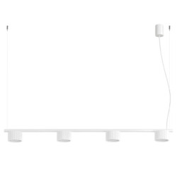 Lustre AURA 4 Blanc GX53 | Sollux