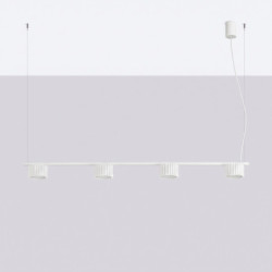 Lustre AURA 4 Blanc GX53 | Sollux