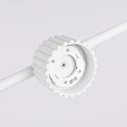 Lustre AURA 4 Blanc GX53 | Sollux