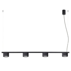Lustre AURA 4 Noir GX53 | Sollux