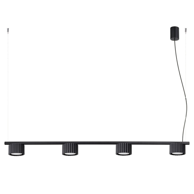 Lustre AURA 4 Noir GX53 | Sollux