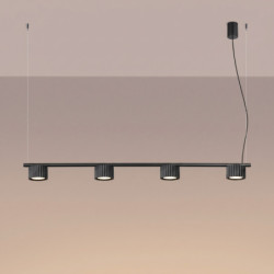 Lustre AURA 4 Noir GX53 | Sollux