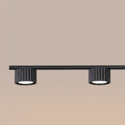 Lustre AURA 4 Noir GX53 | Sollux