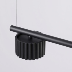 Lustre AURA 4 Noir GX53 | Sollux