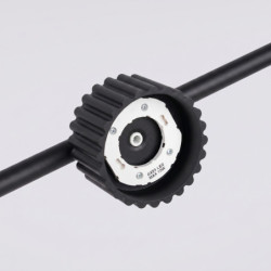 Lustre AURA 4 Noir GX53 | Sollux