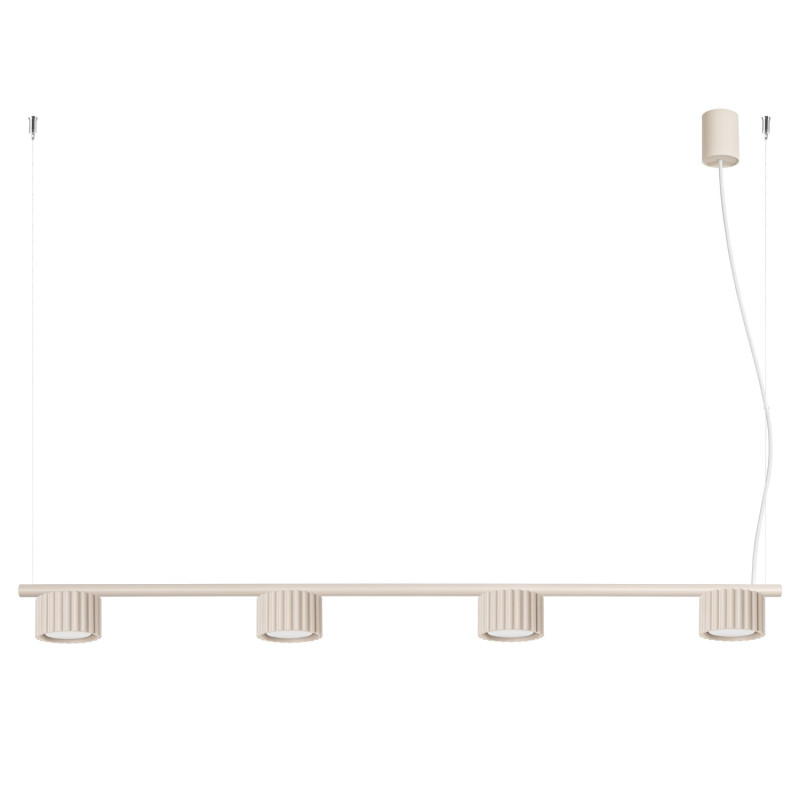 Lustre AURA 4 Beige GX53 | Sollux