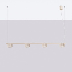 Lustre AURA 4 Beige GX53 | Sollux