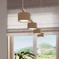 Lustre AURA 4 Beige GX53 | Sollux