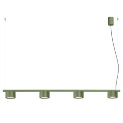 Lustre AURA 4 Vert Olive GX53 | Sollux