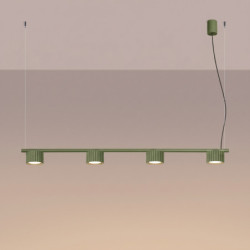 Lustre AURA 4 Vert Olive GX53 | Sollux