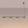 Lustre AURA 4 Vert Olive GX53 | Sollux