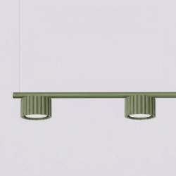 Lustre AURA 4 Vert Olive GX53 | Sollux