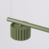 Lustre AURA 4 Vert Olive GX53 | Sollux