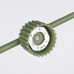 Lustre AURA 4 Vert Olive GX53 | Sollux