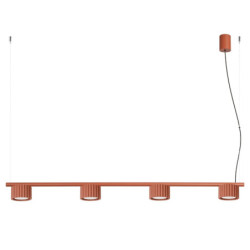 Lustre AURA 4 Ocre Rouge GX53 | Sollux