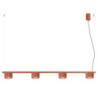 Lustre AURA 4 Ocre Rouge GX53 | Sollux
