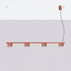 Lustre AURA 4 Ocre Rouge GX53 | Sollux