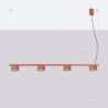 Lustre AURA 4 Ocre Rouge GX53 | Sollux