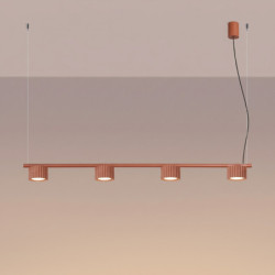Lustre AURA 4 Ocre Rouge GX53 | Sollux