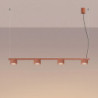 Lustre AURA 4 Ocre Rouge GX53 | Sollux