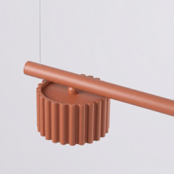 Lustre AURA 4 Ocre Rouge GX53 | Sollux