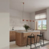 Lustre AURA 4 Ocre Rouge GX53 | Sollux