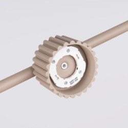 Lustre AURA 4 Taupe GX53 | Sollux