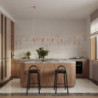 Lustre AURA 4 Pêche GX53 | Sollux