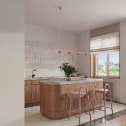 Lustre AURA 4 Rose GX53 | Sollux