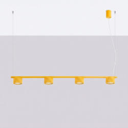 Lustre AURA 4 Jaune GX53 | Sollux