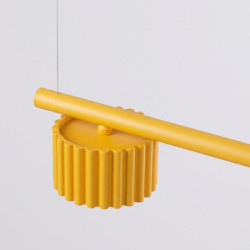 Lustre AURA 4 Jaune GX53 | Sollux
