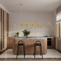 Lustre AURA 4 Jaune GX53 | Sollux