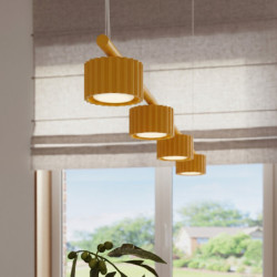 Lustre AURA 4 Jaune GX53 | Sollux