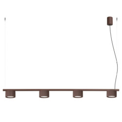 Lustre AURA 4 Brun GX53 | Sollux
