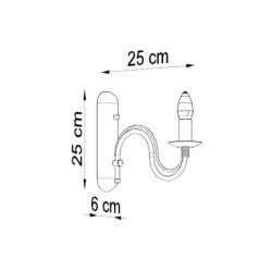 Applique MINERWA en acier blanc