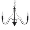Lustre MINERWA 3 bras en acier noir