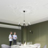 Lustre MINERWA 3 bras en acier noir