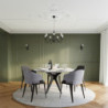 Applique MINERWA en acier noir