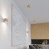 ORBIS - Applique en bois naturel