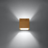 QUAD - Applique en bois naturel