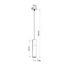 PABLO - Lampe pendante finition noir et bois naturel