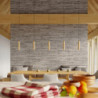 LINO - Lampe pendante finition bois naturel