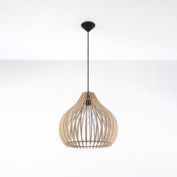 APRILLA - Lampe suspendue en bois