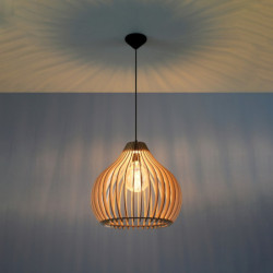APRILLA - Lampe suspendue en bois