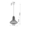 ELZA - Lampe pendante en bois
