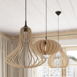 ELZA - Lampe pendante en bois