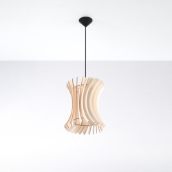 ORIANA - Lampe pendante en bois