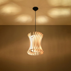 ORIANA - Lampe pendante en bois