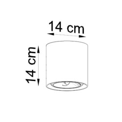 CULLO - Plafonnier en béton